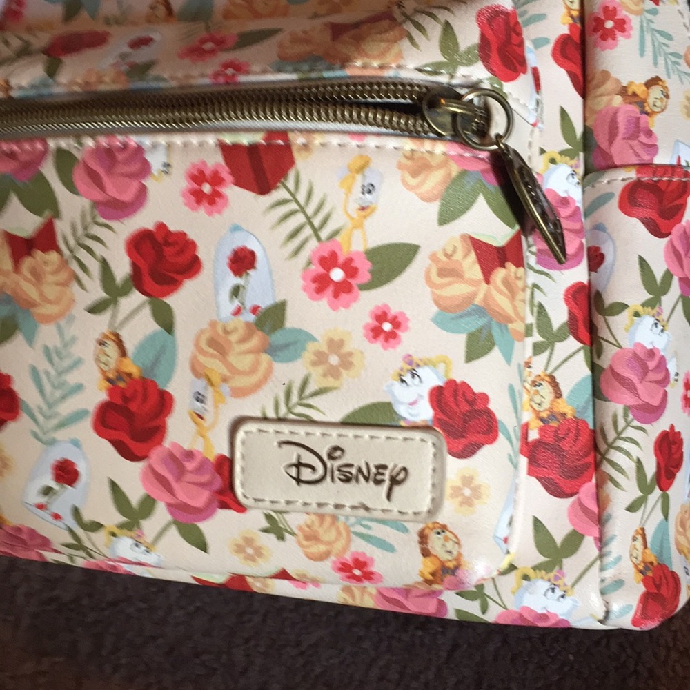 Disney Loungefly Beauty and The Beast mini backpac